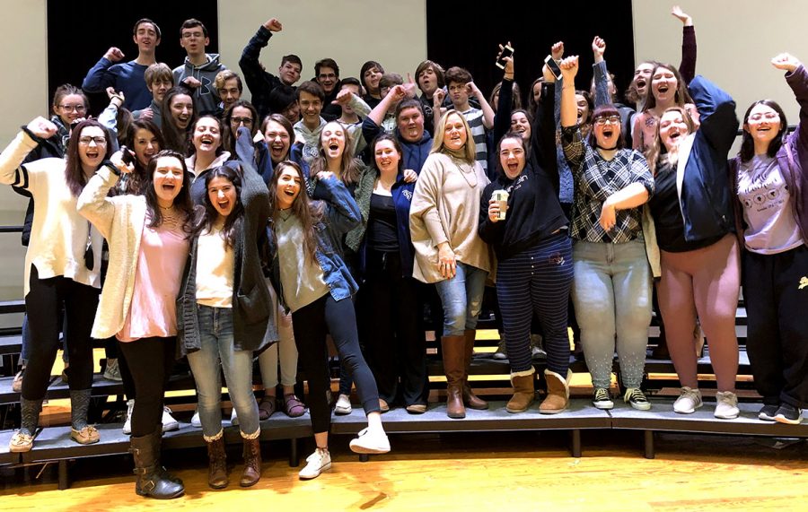 The+Spring-Ford+Vocal+Ensemble+celebrates+winning+the+B101+Christmas+Choir+Competition.++The+Vocal+Ensemble+will+receive+%245%2C000+and+a+featured+performance+at+the+Kimmel+Center+during+the+Philly+Pops+Concert+on+Wednesday%2C+December+12th.++