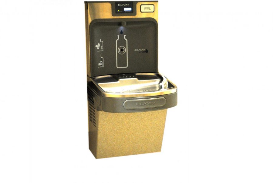 The water-filling stations installed at Spring-Ford are good for the environment.