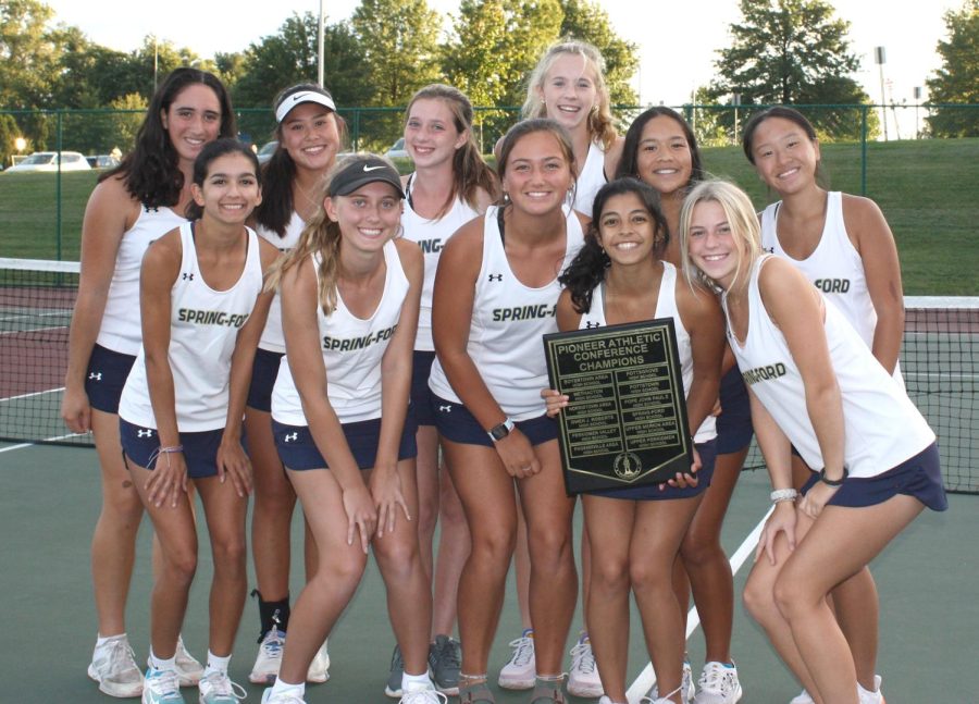 The Spring-Ford girls tennis team won the Pioneer Athletic Conference this past fall. 