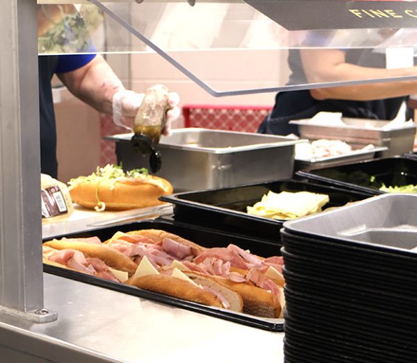 The newest addition to the Spring-Ford High School Cafeteria -- The Board’s Head Premium Deli -- has been a big hit with students and faculty this year. / Staff Photo
