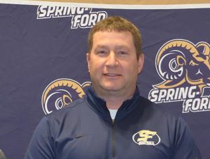 Spring-Ford football coach Chad Brubaker is pictured at a school event. 
/ Photo courtesy of Spring-Ford